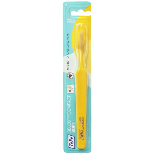 TePe Select Compact Soft Toothbrush Μαλακή Οδοντόβουρτσα με Μικρή Κεφαλή για Αποτελεσματικό Καθαρισμό 1 Τεμάχιο